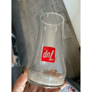 7up The Uncola Glasses Vintage 1970 Upside Down Clear Drinking Glasses Set of 18